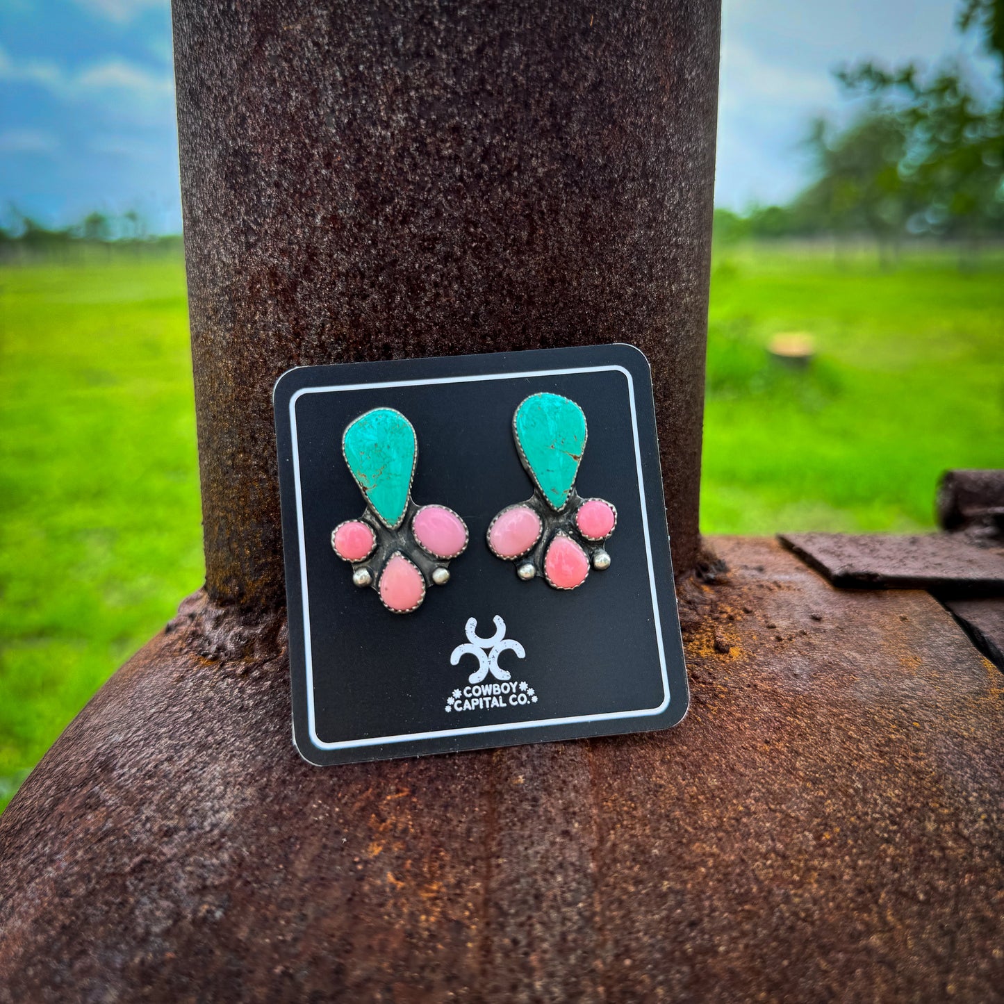 Cotton Candy Studs